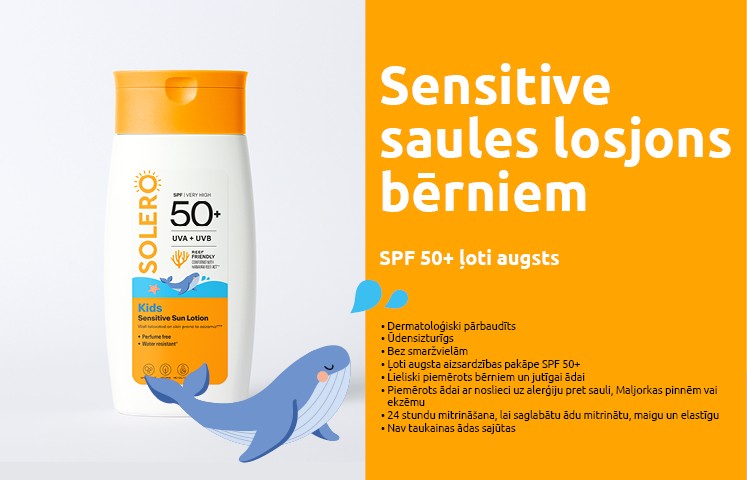 SOLERO saules losjons bērniem