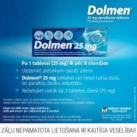 DOLMEN 25 mg tabletes N10   