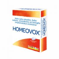 HOMEOVOX  apvalkotās tabletes N60