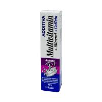 ADDITIVA Multivitamīni + Minerālvielas + kofeīns putojošās tabletes ar ananāsu garšu N20