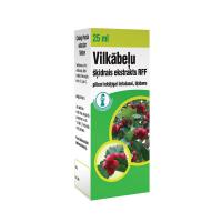 Vilkābeļu šķidrais ekstrakts RFF pilieni iekšķīgai lietošanai 25 ml