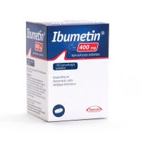 Ibumetin 400 mg apvalkotās tabletes N100