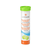 LIVSANE Augstas devas šķīstošais magnijs 500 mg tabletes N20