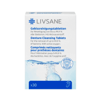 LIVSANE tabletes zobu protēžu tīrīšanai N30