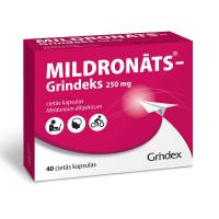 Mildronāts 250 mg kapsulas N40