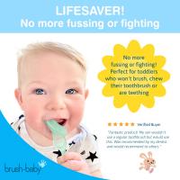 BRUSH-BABY Košļājamā zobubirste 10-36 mēnešiem