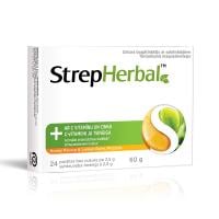 STREPHERBAL Honey & Lemon, Propolis sūkājamās tabletes N24