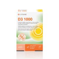 LIVSANE D3 1000 SV kapsulas N60