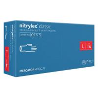 MERCATOR Medical nitrila cimdi bez talka, L izm. N100