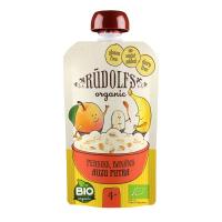 Rūdolfs BIO Persiku, banānu auzu putra 4+ DP 110g