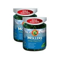 MOLLERS Omega-3 Magne Active kapsulas N100 1+1 komplekts