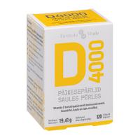 FORMULA VITALE Saules pērles D Vitamīns 4000 kapsulas N120