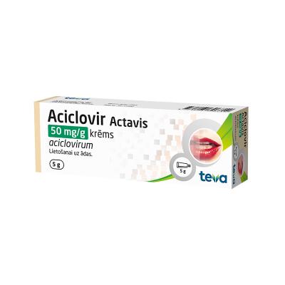 ACICLOVIR Actavis 50mg/g krēms 5g