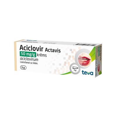 ACICLOVIR Actavis 50mg/g krēms 5g