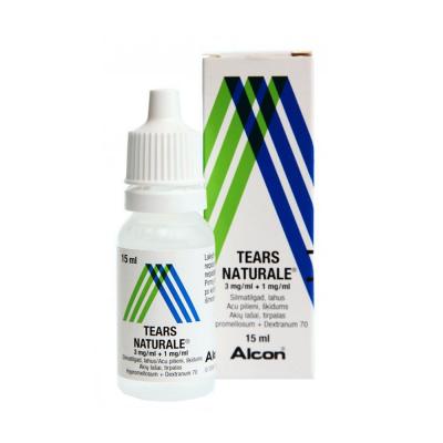 Tears Naturale 3 mg/ml + 1 mg/ml acu pilieni, šķīdums 15 ml