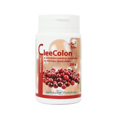 CleeColon ar pienskābo baktēriju kompleksu un dzērveņu šķiedrvielām - 250 g pulveris