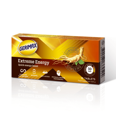 GERIMAX EXTREME ENERGY tabletes N10