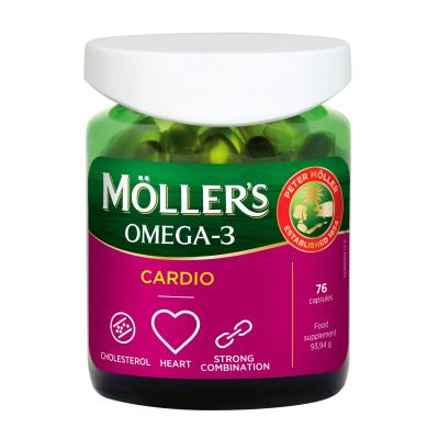 Möller’s Omega-3 Cardio kapsulas N76