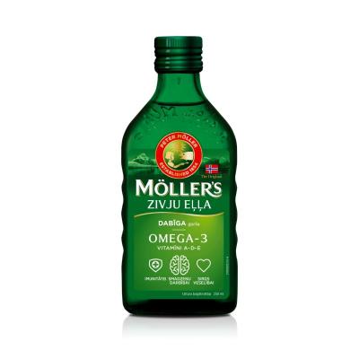 MOLLERS zivju eļļa (Dabīga garša) 250 ml