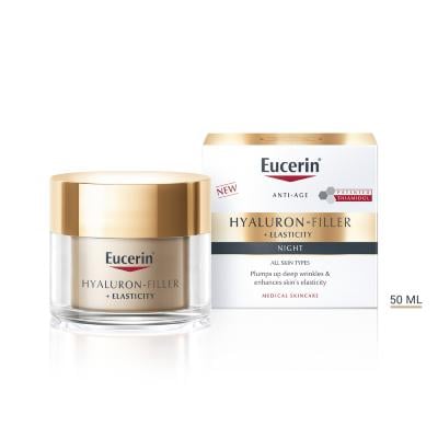 EUCERIN Hyaluron-Filler + Elasticity Night nakts sejas krēms 50 ml