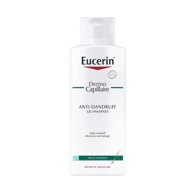 Eucerin DermoCapillaire gelveida pretblaugznu šampūns taukainām blaugznām, 250 ml
