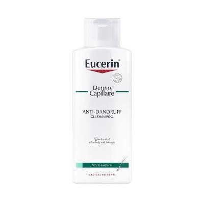 Eucerin DermoCapillaire gelveida pretblaugznu šampūns taukainām blaugznām, 250 ml