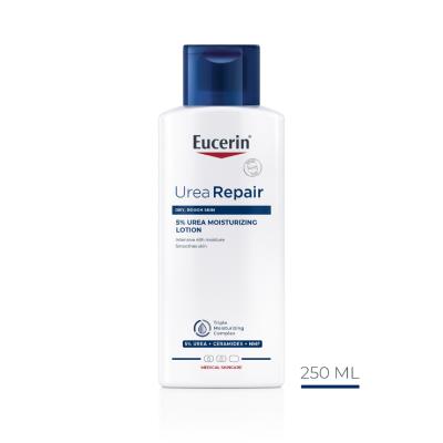 EUCERIN UreaRepair Plus 5% ķermeņa losjons 250 ml