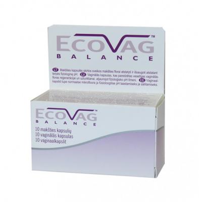 Ecovag vaginālās kapsulas N10 