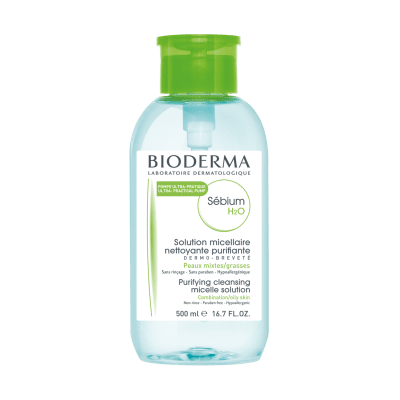 BIODERMA Sébium H2O micelārais ūdens 500 ml ar pumpi
