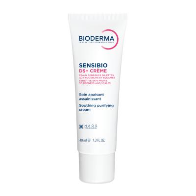 BIODERMA Sensibio DS+ krēms kairinātai, apsārtušai un zvīņojošai ādai 40 ml