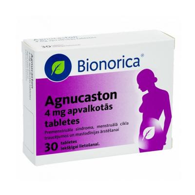 AGNUCASTON 4mg apvalkotās tabletes N30  