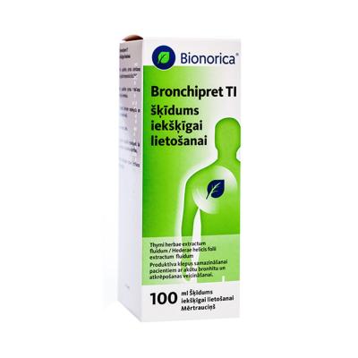 BRONCHIPRET TI šķidrums iekšķīgai lietošanai 100 ml