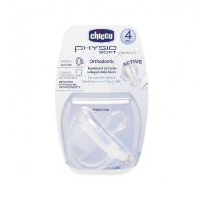 Chicco Physio Soft Silikona māneklis, 0-6.mēn, 1.Gab.