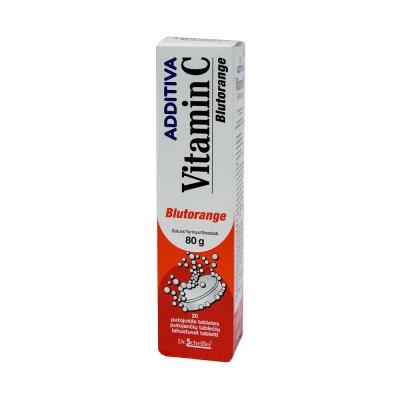 ADDITIVA Vitamin C Blutorange ADDITIVA C vitamīns Sarkanais apelsīns N20