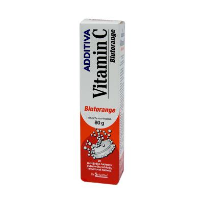 ADDITIVA Vitamin C Blutorange ADDITIVA C vitamīns Sarkanais apelsīns N20