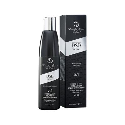 5.1 DSD de Luxe Šampūns bojātas matu struktūras atjaunošanai 200 ml