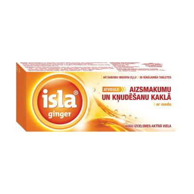 Isla Ginger pastilas N30