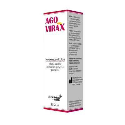 AGOVIRAX izsmidzināms deguna līdzeklis 20 ml