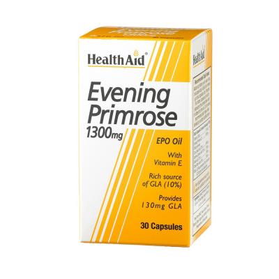 HealthAid EVENING PRIMROSE OIL 1300 mg mīkstās kapsulas N30