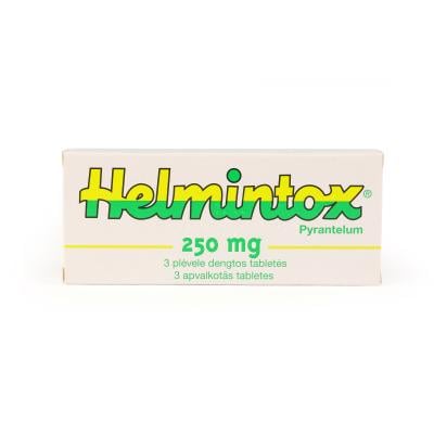 HELMINTOX 250mg apvalkotās tabletes N3