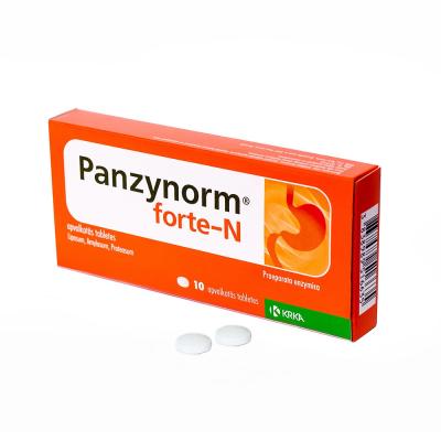 Panzynorm forte-N apvalkotās tabletes N10
