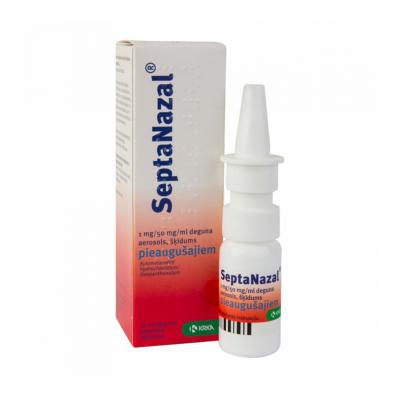 Septanazal 1 mg/50 mg/ml deguna aerosols10 ml