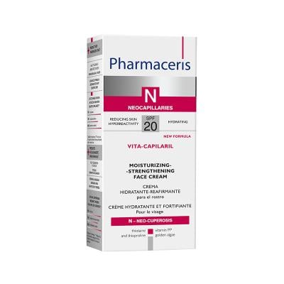 PHARMACERIS N Vita-Capilaril mitrinošs sejas krēms 50 ml