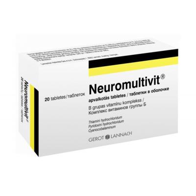 NEUROMULTIVIT tabletes N20   