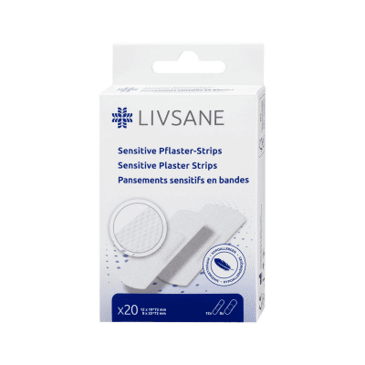 LIVSANE Sensitive plāksteri jūtīgai ādai N20