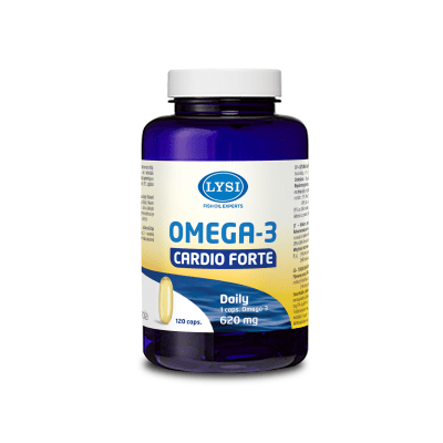 LYSI Omega3 Cardio Forte kapsulas N120