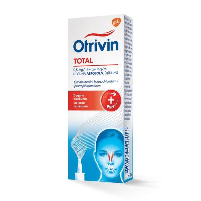 Otrivin Total 0,5 mg/ml + 0,6 mg/ml deguna aerosols, šķīdums,10 ml N1