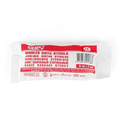 OLKO Sterila marles saite 7cm x 5m