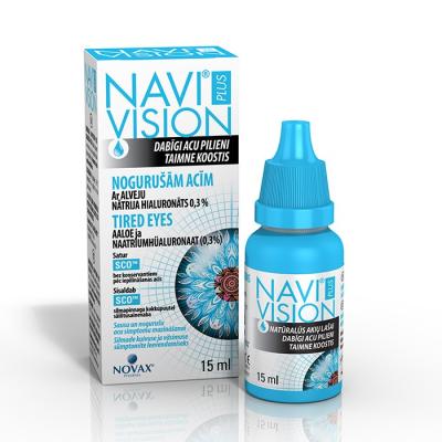 NAVI®VISION PLUS NOGURUŠĀM ACĪM acu pilieni 15 ml