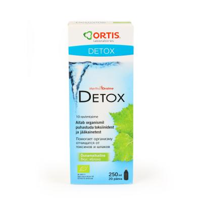 ORTIS MethodDraine DETOX ar ābolu garšu 250 ml